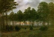 The evening Caspar David Friedrich